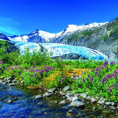 Calendar cu imagini Landscapes, 31.5 x 48 cm, 12 file, 2026